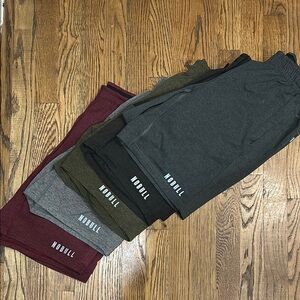 NOBULL Men's Sweatpants - Burgundy, Gray, Olive, Black
